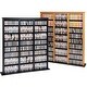 preview thumbnail 1 of 4, Triple Barrister Tower - 57" W x 63.75" H x 9.5" D