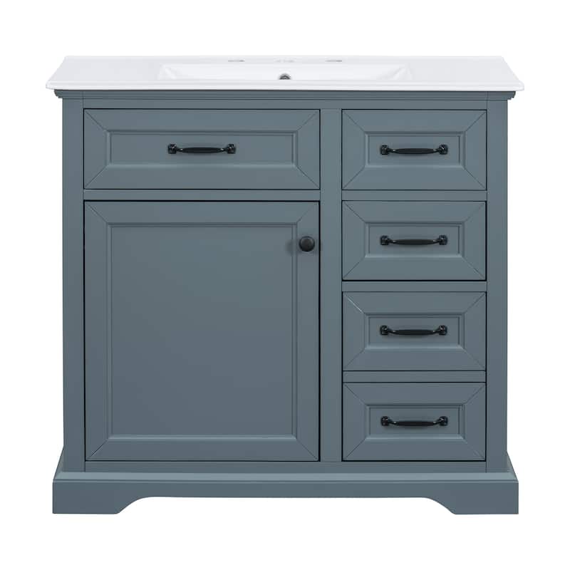 Christopher Knight Home 36" Bathroom Vanity for Elegant Storage and Style