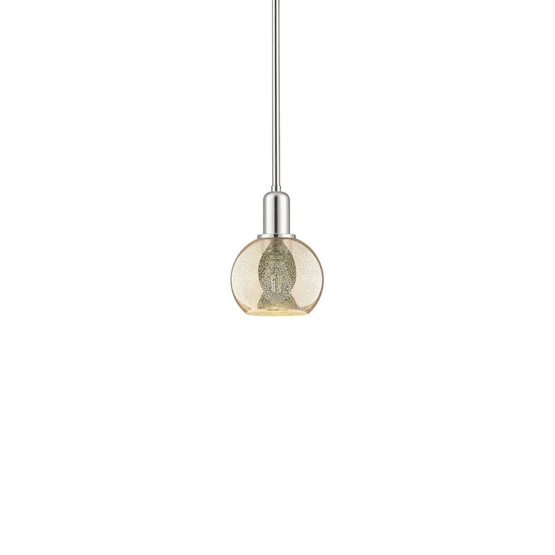 Innovations Lighting 716-1S-9-6 Athens Pendant Athens 6" Wide Mini - Polished Nickel / Mercury