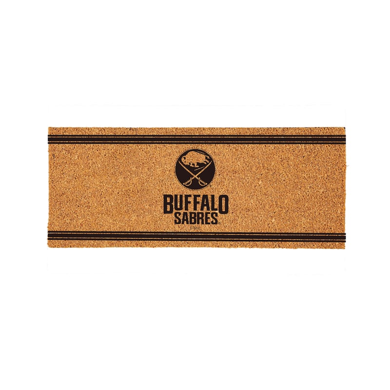 Buffalo Sabres Monochrome Indoor/Outdoor Coir Door Mat