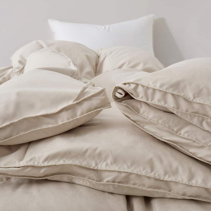 Premium White Feather Down Comforter Duvet Insert All Warmth Levels