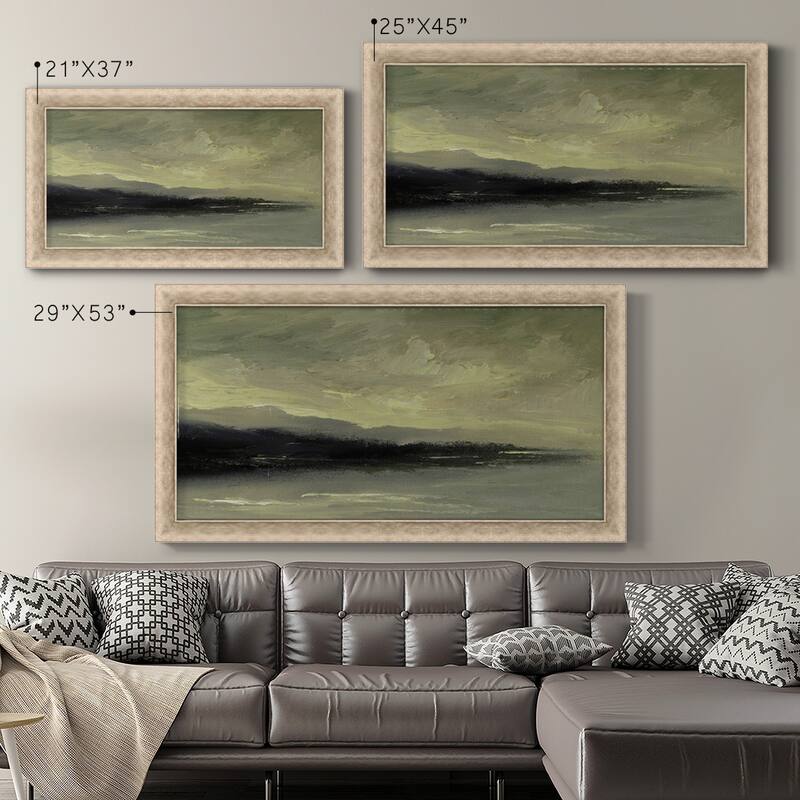 Coastal Dawn Premium Framed Canvas- Ready to Hang