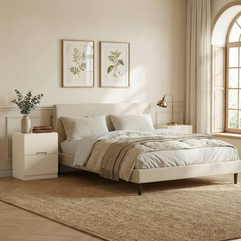 Handless Nightstand Set of 2 with 2 Drawers