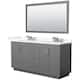 Option Dark Gray / Giotto Quartz Top / Brushed Nickel