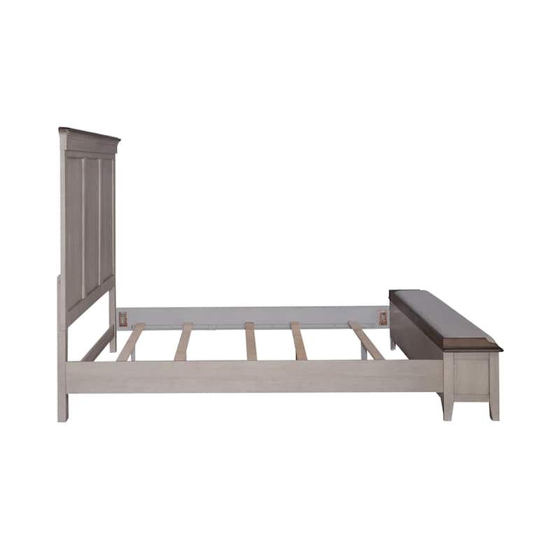 Liberty Furniture Ivy Hollow Storage Bed, Dresser & Mirror, Chest, Night Stand - King, Queen