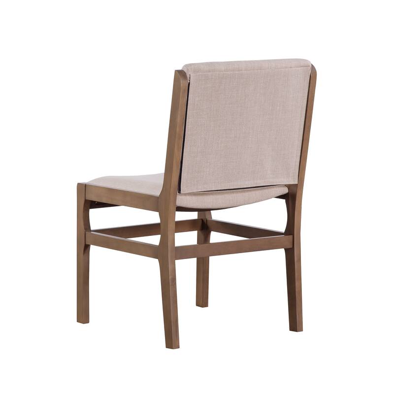 Christopher Knight Home - Mid-Century Modern 5-Piece Round Pedestal Dining Set with Upholstered Armless Dining Chairs