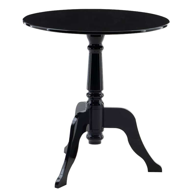 Sarah Black Acrylic End Table