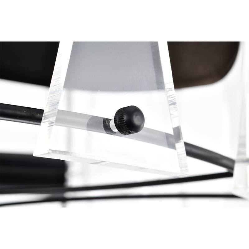 25 Inch Modern style Fandelier Lighted with Remote