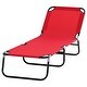 Outsunny 3-Position Adjustable Backrest Chaise Chair Lounger with Lightweight Frame Great for Pool or Sun Bathing - Thumbnail 1