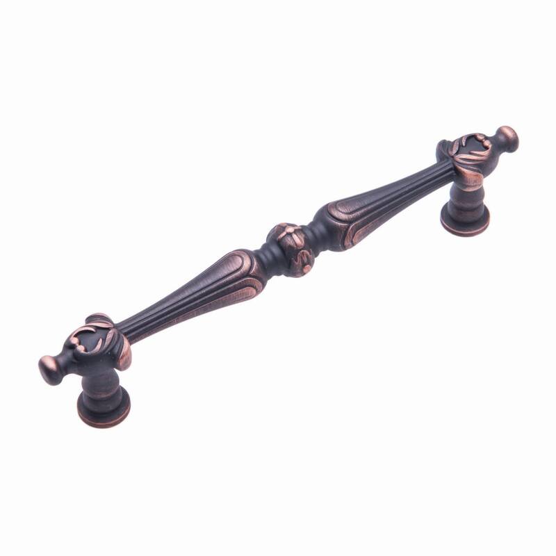 RK International Augustine 5 Inch Center to Center Bar Cabinet Pull - Valencia Bronze