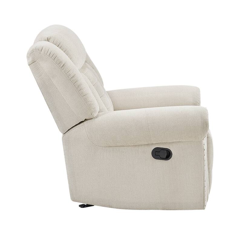 Neleh 42" Chenille Glider Reclining Chair - Gentle Gliding Motion