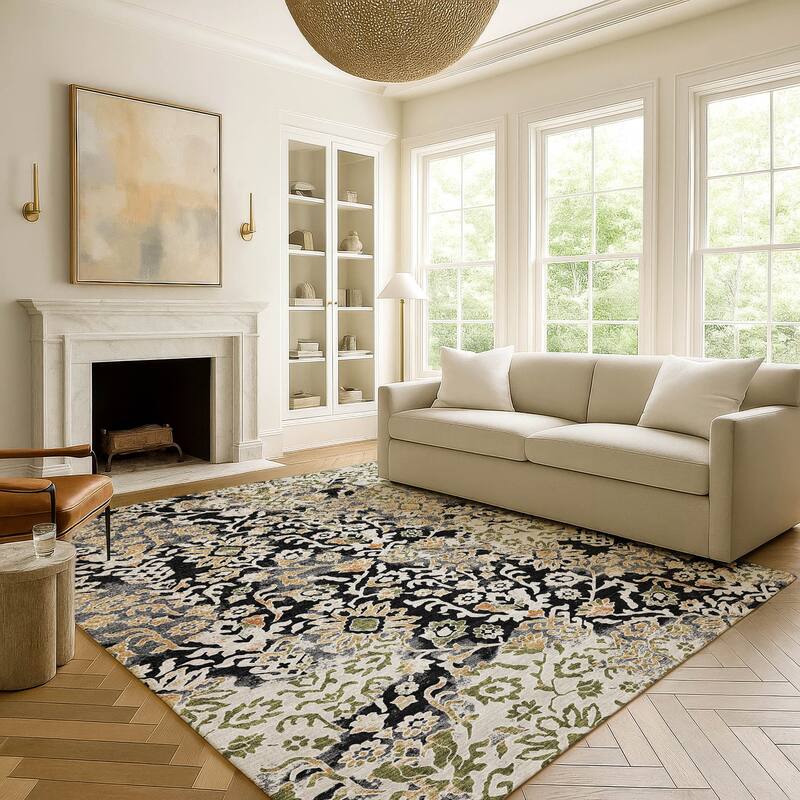 Machine Washable Indoor/ Outdoor Global Avon Chantille Rug