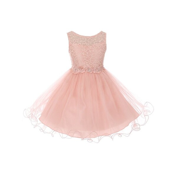 Blush Colored Flower Girl Dresses