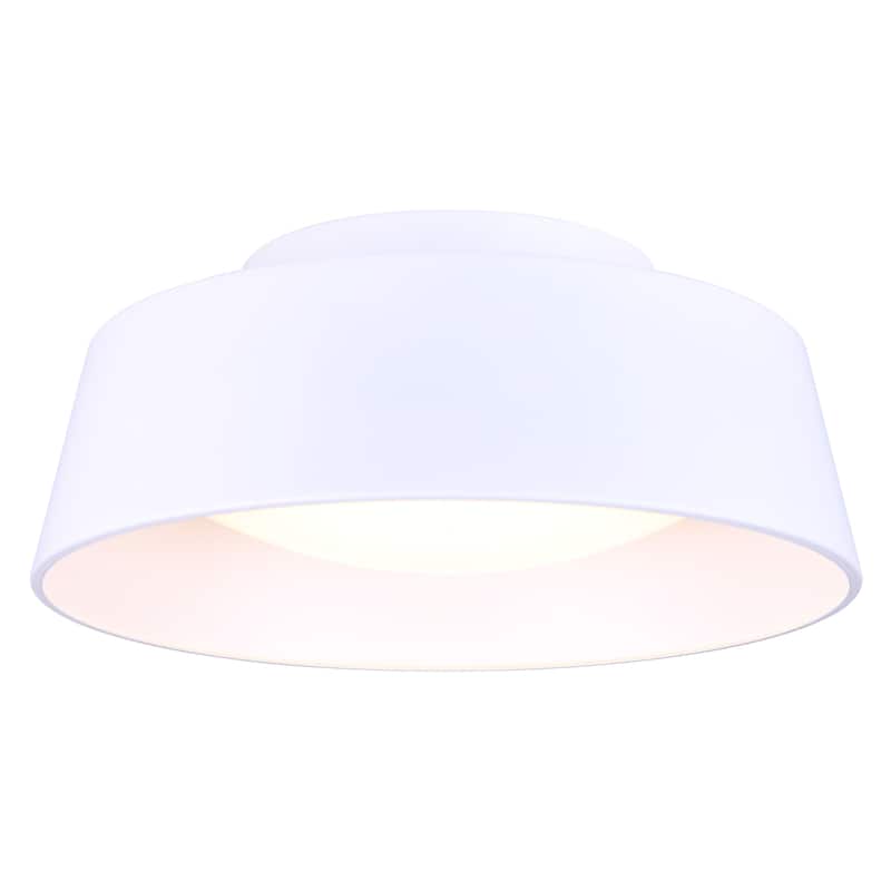 Canarm LFM177A14 Adira 14" Wide LED Flush Mount Ceiling Fixture - White