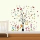 preview thumbnail 11 of 12, Walplus Colorful Photo Family Tree Wall Sticker Nursery Decor Decal Grey - 1 pack + Flower Butterfly