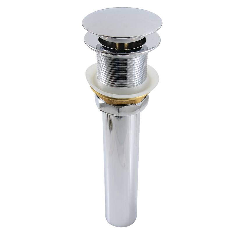 Kingston Brass Trimscape Brass Pop Up Drain for Cast Iron Utility Sink - Polished Chrome