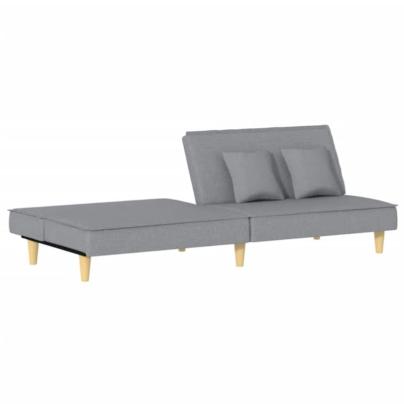 vidaXL Sofa Bed Modern Loveseat Sleeper Sofa Guest Bed with Pillows Fabric - 78.7" x 35" x 27.6"