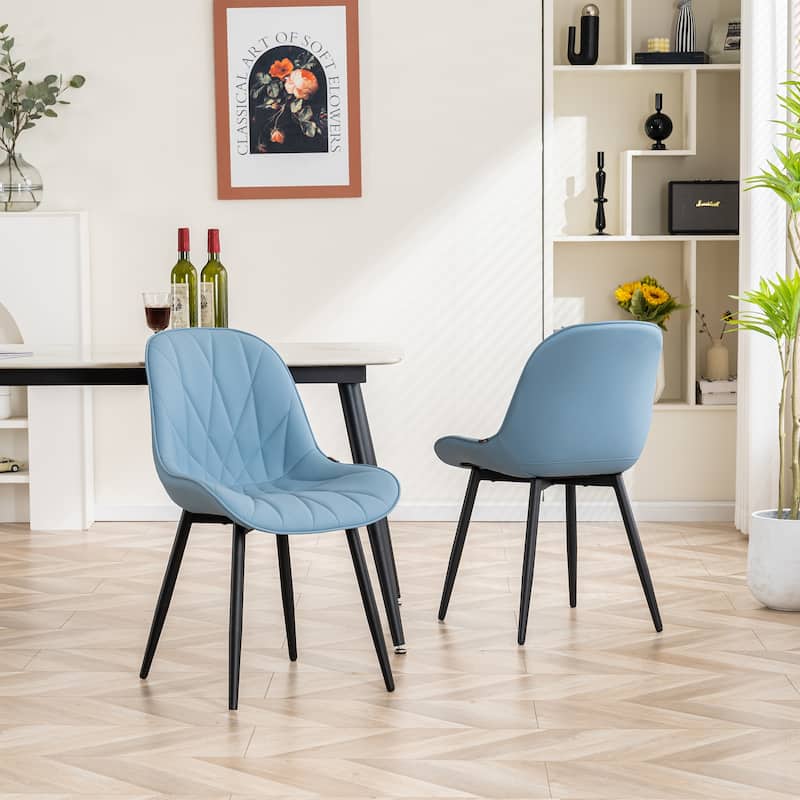 Upholstered Dining Chairs Set of 2 Modern Kitchen Chairs
