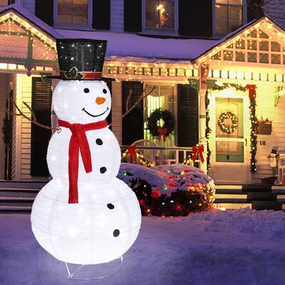Outdoor Christmas Holiday Decoration for Yard with Lights - Bed Bath ...