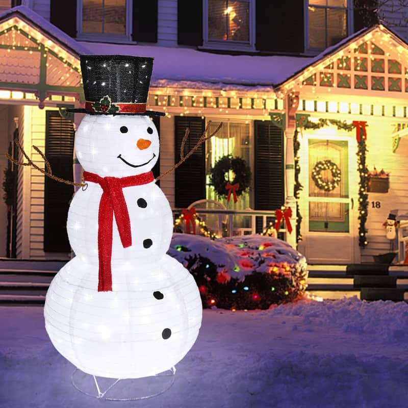 Patio Yard Garden Christmas Holiday Decoration with Lights