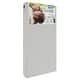 Crib Mattresses that Match Applied Metal Twin over Full Bunk with Sturdy Shelves & Grid Panel, Noise-free Wood Slats with Comfortable Textilene Guardrail