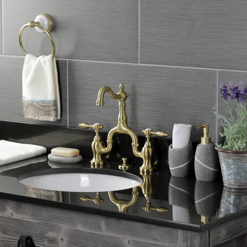 Kingston Brass Tudor Bridge Bathroom Faucet