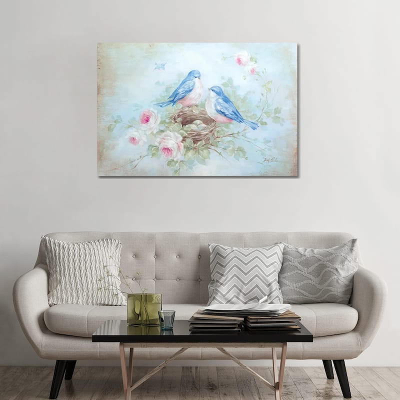 iCanvas "Bluebird Spring" by Debi Coules Canvas Print - 32x48x1.5