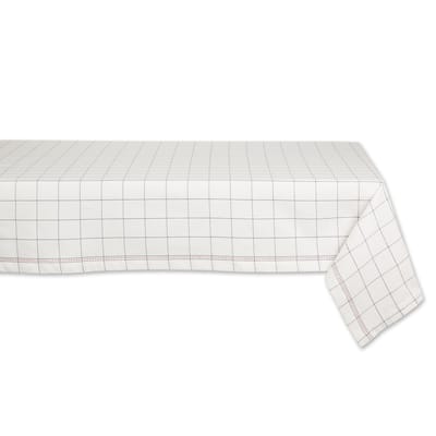 DII Kitchen Windowpane Tablecloth