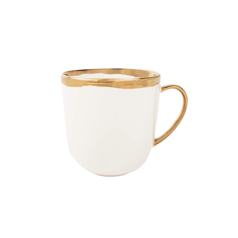 Canvas Home Dauville Mugs, Set of 4 - Gold