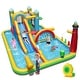 preview thumbnail 1 of 8, Gymax Inflatable Water Park w/Ocean Balls Climbing Wall Ball Pit Toss - Multicolor Multicolor - Kids