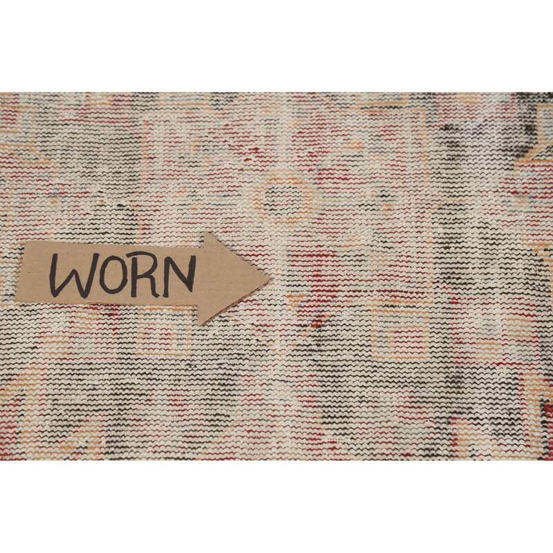 Hand Knotted Oriental 100% Wool Carpet Traditional Medallion Red Hamedan Area Rug - 6' 2'' X 3' 5''