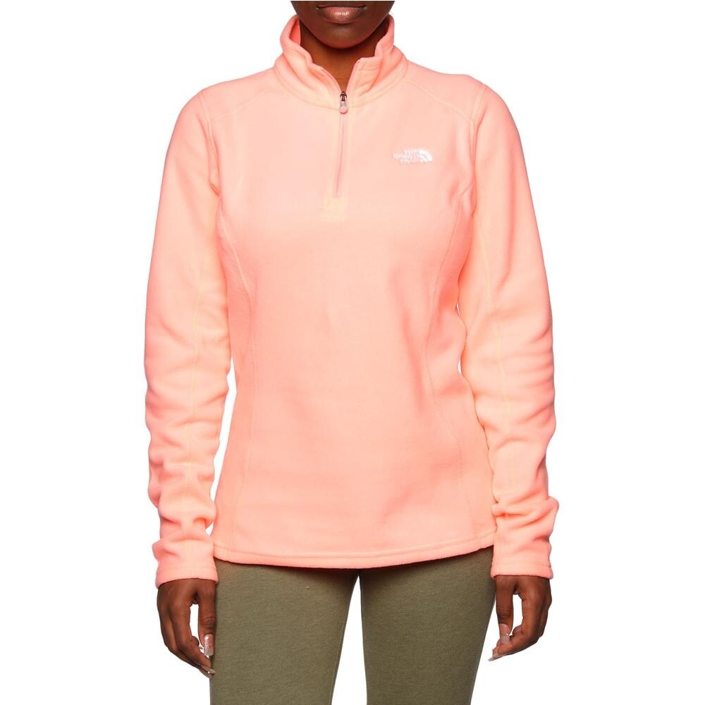 peach north face jacket