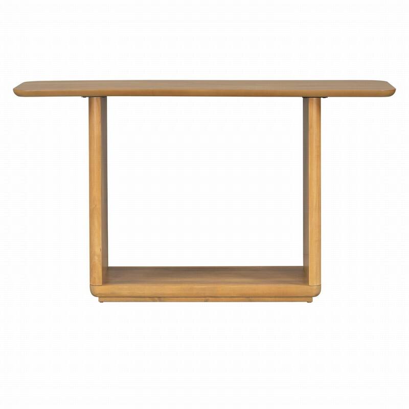 Minimalist 60" Console Table with Bottom Shelf for Stylish Living Spaces