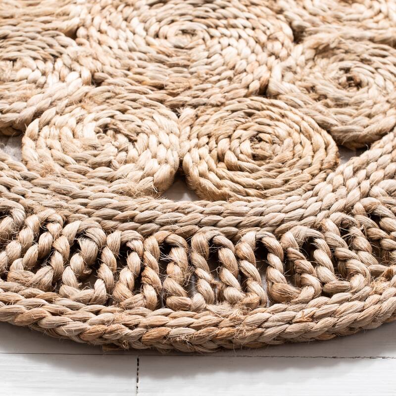 SAFAVIEH Handmade Natural Fiber Nylah Farmhouse Rug