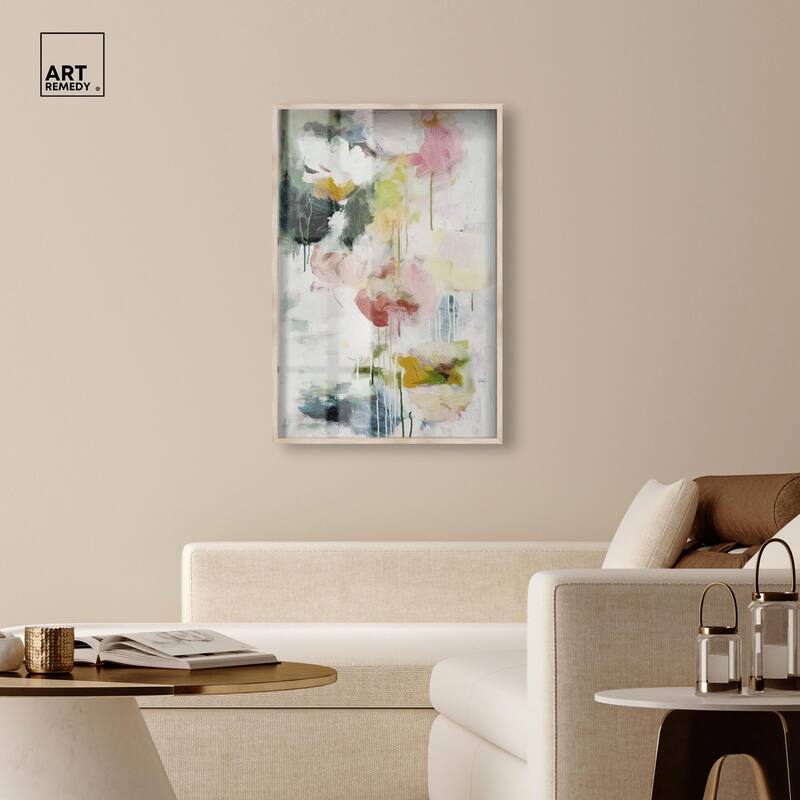 Dripping Colors III Shadowbox by Art Remedy