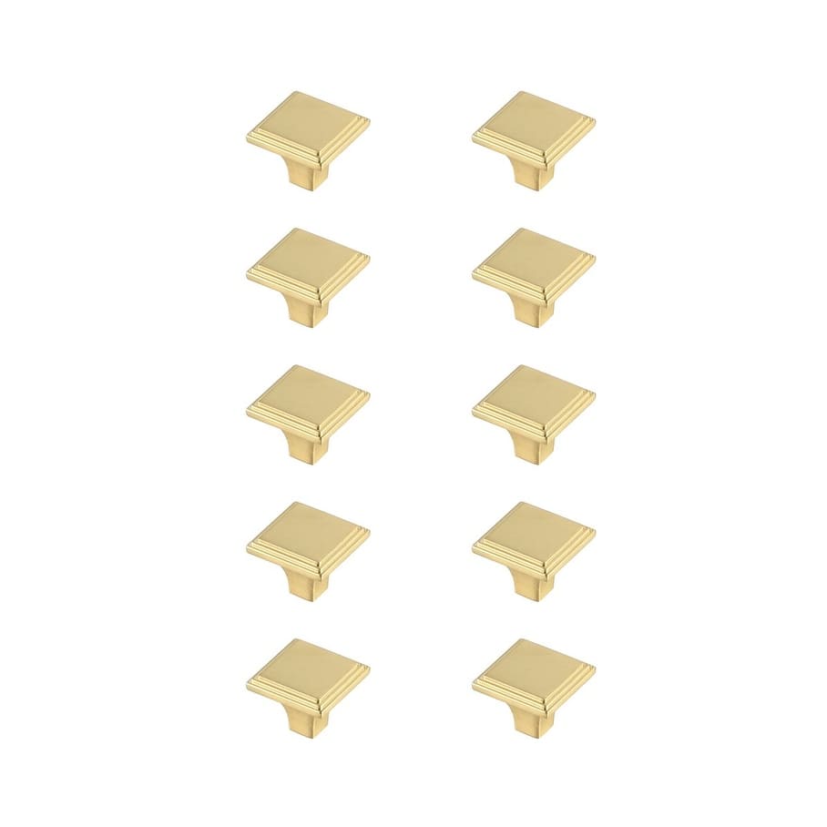 Cherry 1" Square Knob Multipack (Set of 10)
