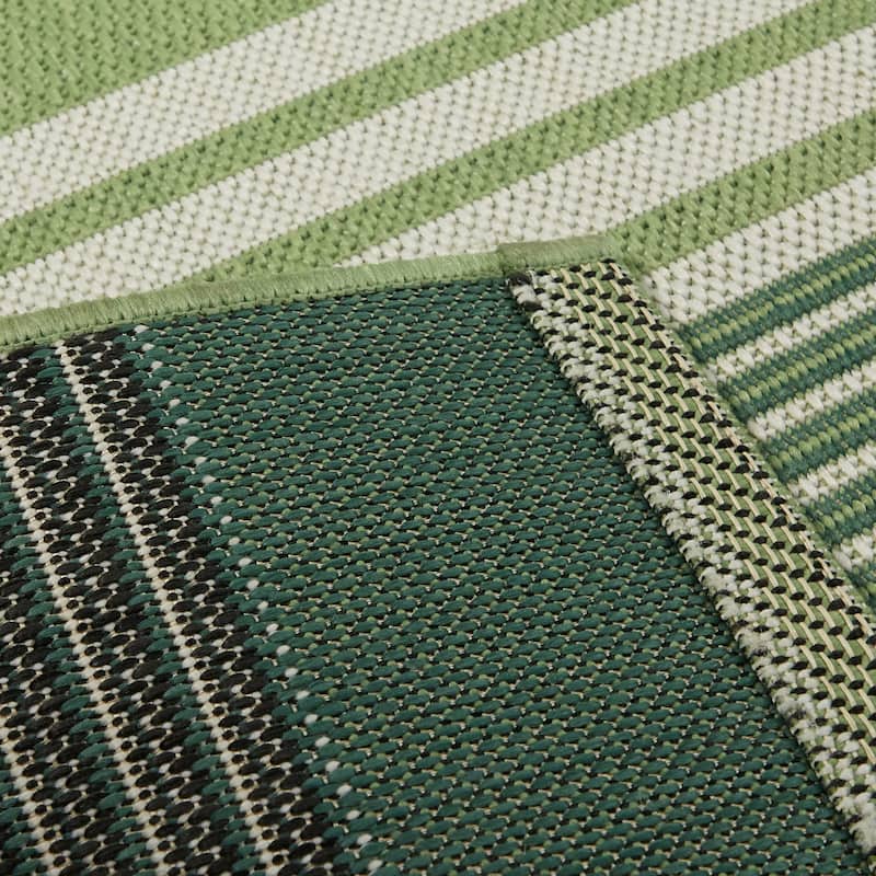 Jonah Striped Transitional Indoor/ Outdoor Area Rug