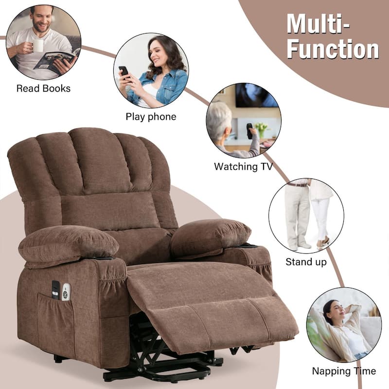 Elderly Power Lift Chair w/Massage