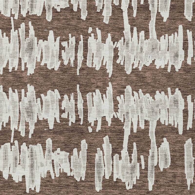 HomeRoots Striped Transitional Rectangle Outdoor Rug