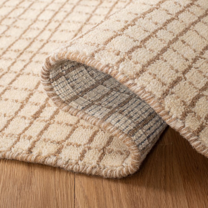 SAFAVIEH Handmade Himalaya Layered Faux Bois Modern Wool Rug