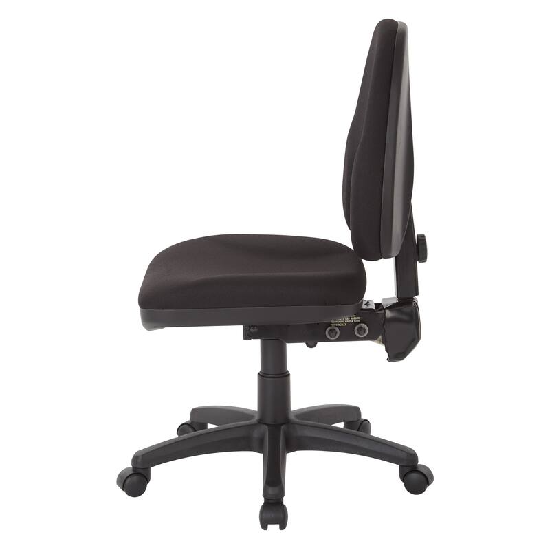 Dual-function Upholstered Cushioned Ergonomic Task Chair