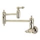 preview thumbnail 5 of 46, Restoration Wall Mount Pot Filler Kitchen Faucet Polished Nickel