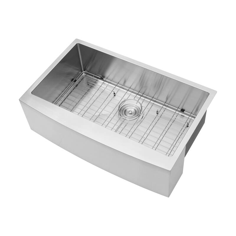 Farmhouse Apron Single Bowl Stainless Steel Kitchen Sink