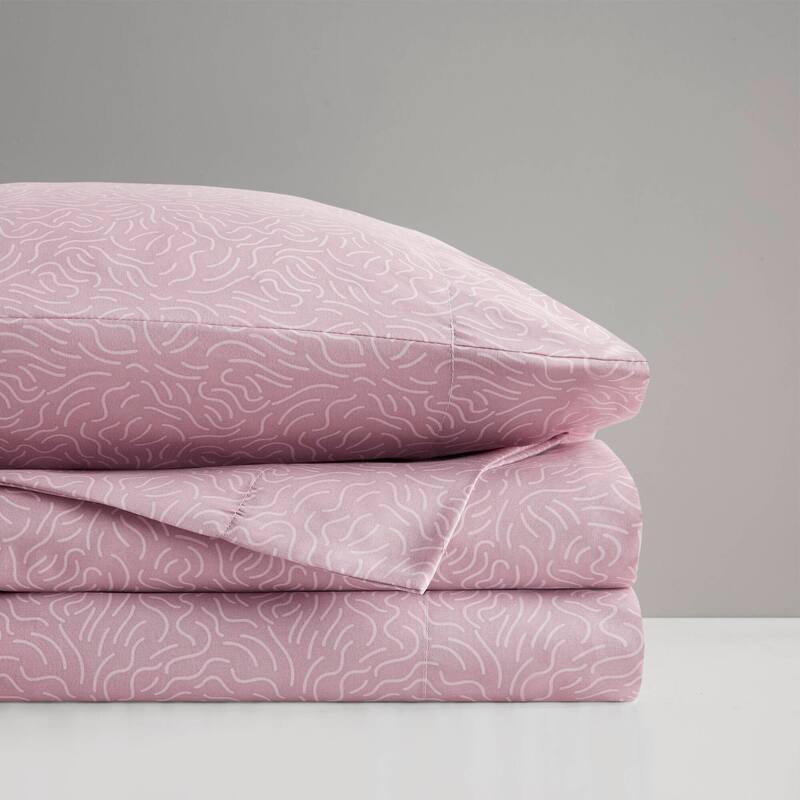 Intelligent Design Printed Microfiber Sheet Set