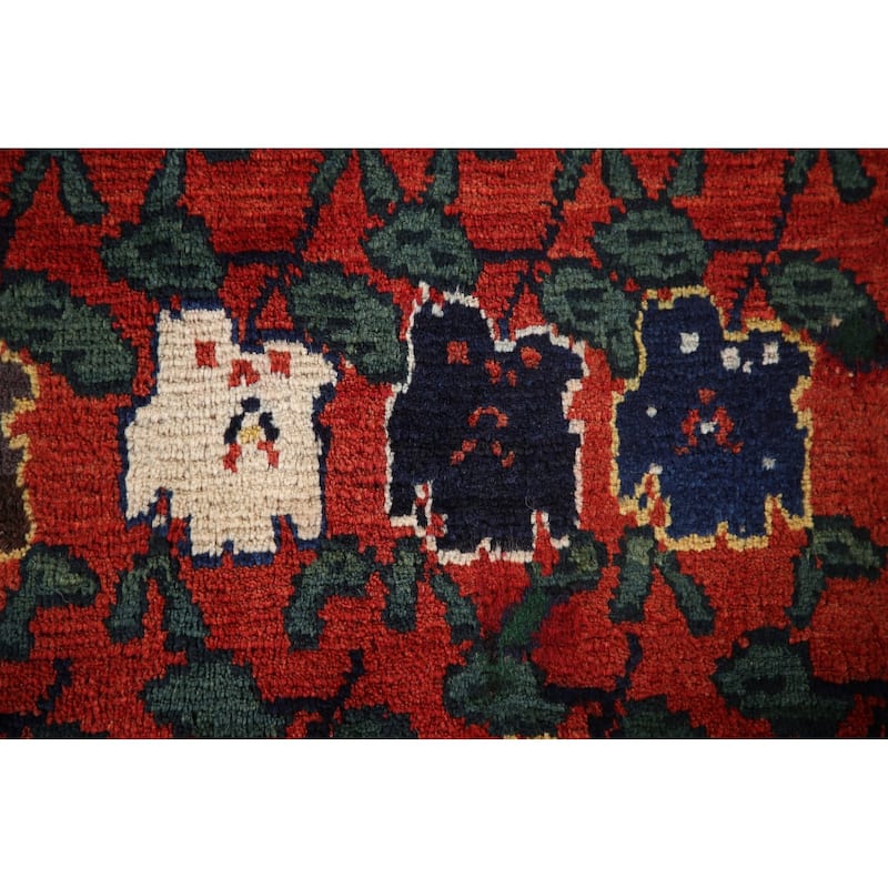 Vegetable Dye Kashkoli Persian Vintage Area Rug Handmade Wool Carpet - 5'1"x 8'4"