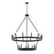 preview thumbnail 87 of 88, Acroma 20-light Modern Farmhouse 40In Round Wagon Wheel Chandelier with UL