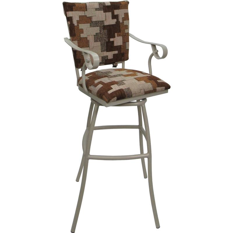 Set of 3 Outdoor Indoor Bar Stool Counter Extra Tall - Jenna PB Arms