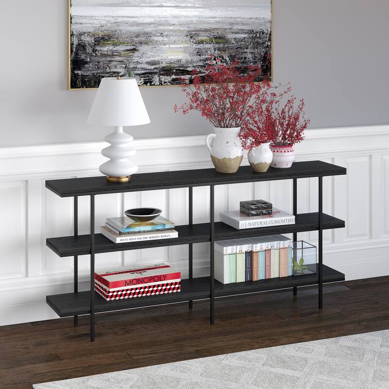 Harper Console Table - Black Grain