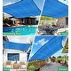 preview thumbnail 20 of 25, Zenova 6'x 10' Rectangle Sand Sun Shade Sail Canopy UV Block Awning for Outdoor Patio Garden Backyard - 6*10ft