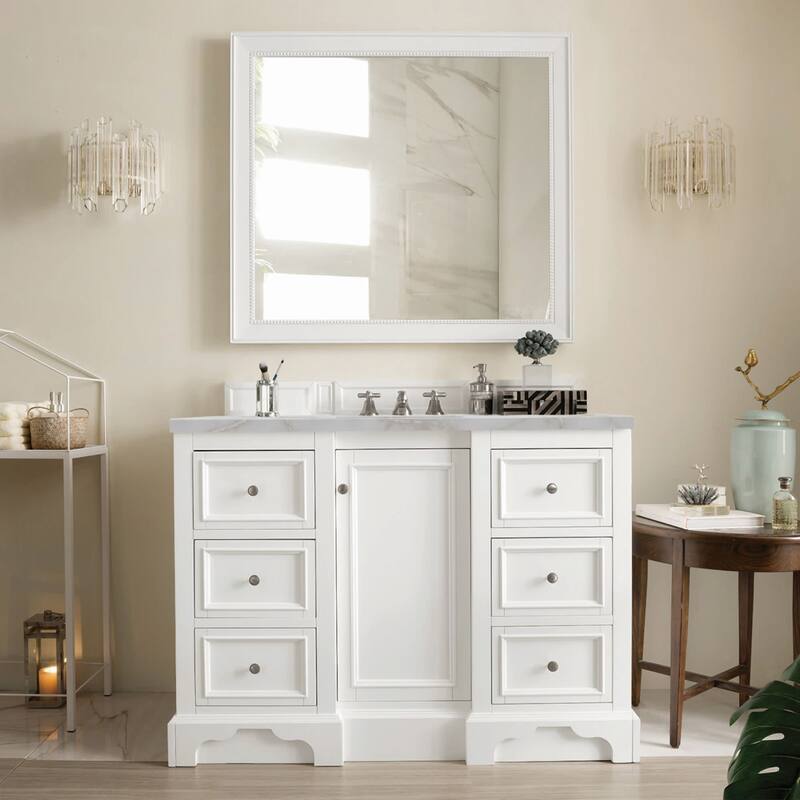 James Martin Vanities 825-V48-3VSL De Soto 48" Single Basin Poplar